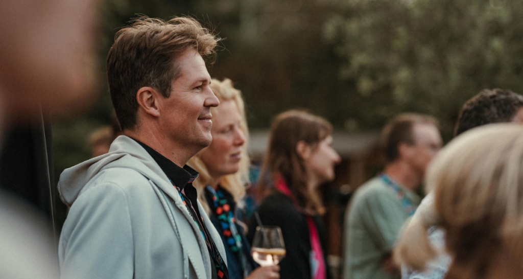 Bart Baeyens op een NOA event