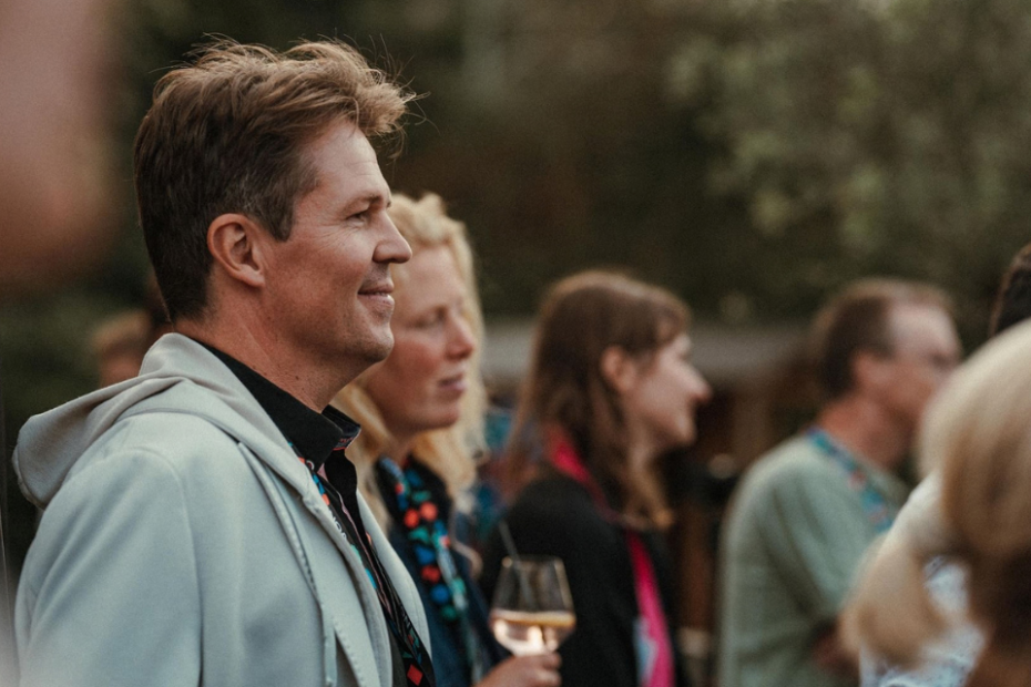 Bart Baeyens op een NOA event